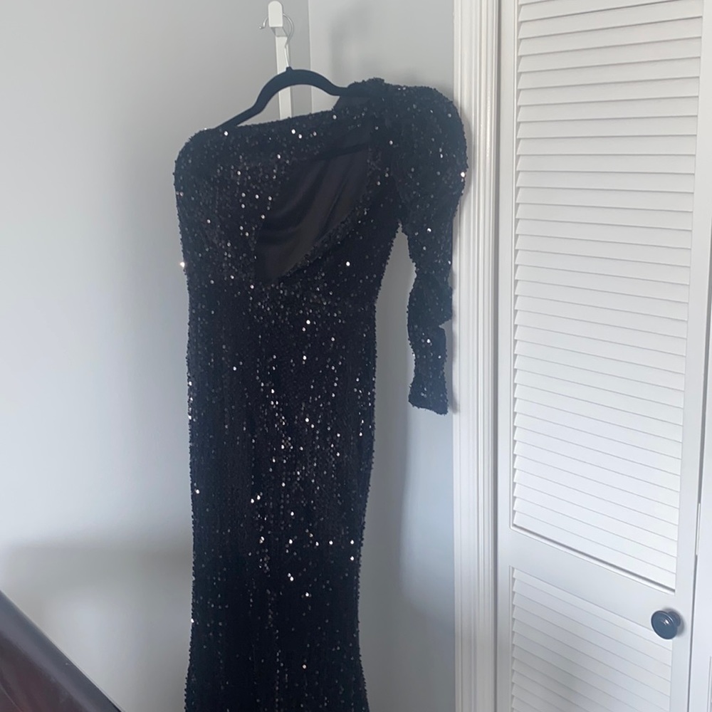 Long Sequins Ball Gown